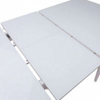 Стол LISTVIG ВИНЕР GR раздвижной со стеклом, 120(152)*70 белый купить в Минске