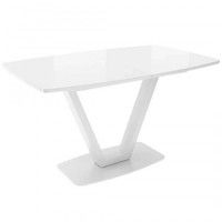 Стол LISTVIG Лотус раздвижной со стеклом, 1300(1700)*750*800 купить в Минске