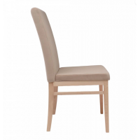 Стул СКАНДИ, бежевый велюр 05/масло-воск натуральный белый купить в Минске Стул СКАНДИ, бежевый велюр 05/масло-воск натуральный белый купить в Минске