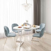 Обеденный стол ДОМУС Диннер-2 белый/белый