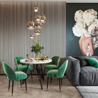 Обеденный стол ДОМУС Оригами-1 100x100 см белый/черный Обеденный стол ДОМУС Оригами-1 100x100 см белый/черный