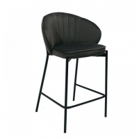 Стул полубарный LISTVIG ДЕНИ, Серый Confetti stone/черный