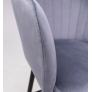 Кресло Алвест AV 307, барное, серый бархат H-14/черный