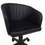 Кресло поворотное Алвест AV 307 черная экокожа 223/черный пластик