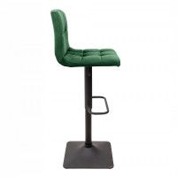 Стул барный AksHome AMAZON (Амазон) темно-зеленый велюр HCJ-19/черный купить в Минске