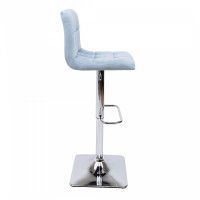 Стул барный AksHome AMAZON (Амазон) пыльный голубой велюр HCJ-43/хром купить в Минске
