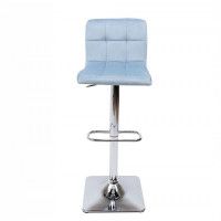 Стул барный AksHome AMAZON (Амазон) пыльный голубой велюр HCJ-43/хром купить в Минске