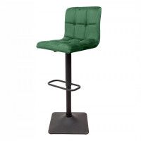 Стул барный AksHome AMAZON (Амазон) темно-зеленый велюр HCJ-19/черный купить в Минске