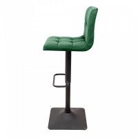 Стул барный AksHome AMAZON (Амазон) темно-зеленый велюр HCJ-19/черный купить в Минске