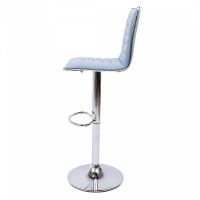 Стул барный AksHome CAPRI, (пыльный голубой велюр HCJ-43/хром) купить в Минске Стул барный AksHome CAPRI, (пыльный голубой велюр HCJ-43/хром) купить в Минске