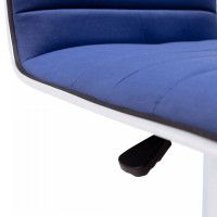 Стул барный AksHome CAPRI, (сапфировый велюр HCJ-47/хром) купить в Минске Стул барный AksHome CAPRI, (сапфировый велюр HCJ-47/хром) купить в Минске