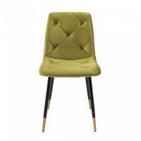 Стул AksHome GILL (Гилл) оливковый велюр/черный купить в Минске