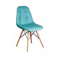 Стул AksHome Kord (Корд) бирюзовый/дерево купить в Минске