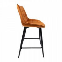 Стул AksHome LINX, полубарный, кирпичный велюр G062-24/черный купить в Минске