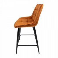 Стул AksHome LINX, полубарный, кирпичный велюр G062-24/черный купить в Минске