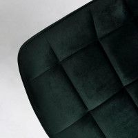 Стул AksHome LINX, полубарный, темно-зеленый велюр G062-19/черный купить в Минске