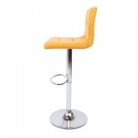 Стул барный AksHome LOGOS (Логос) медовый велюр HCJ-22/хром купить в Минске