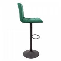 Стул барный AksHome LOGOS (Логос) зеленый велюр HCJ-18/черный купить в Минске