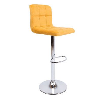 Стул барный AksHome LOGOS (Логос) медовый велюр HCJ-22/хром купить в Минске