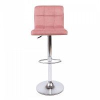 Стул барный AksHome LOGOS (Логос) терракотовый велюр HCJ-23/хром купить в Минске Стул барный AksHome LOGOS (Логос) терракотовый велюр HCJ-23/хром купить в Минске