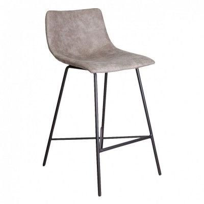 Стул барный AksHome MEXICO (Мехико) серая ткань+серая нить купить в Минске