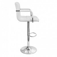 Стул барный AksHome OREGON (Орегон) белый/хром купить в Минске Стул барный AksHome OREGON (Орегон) белый/хром купить в Минске
