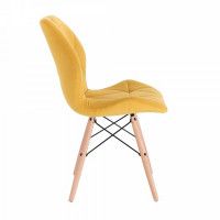 Стул AksHome RIO желтый велюр/бук купить в Минске Стул AksHome RIO желтый велюр/бук купить в Минске