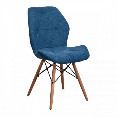 Стул AksHome RIO ткань светло-синий JH09-23/бук купить в Минске