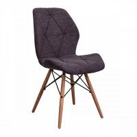 Стул AksHome RIO темно-серый велюр/бук Стул AksHome RIO темно-серый велюр/бук