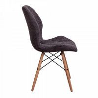 Стул AksHome RIO темно-серый велюр/бук купить в Минске