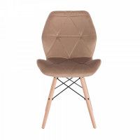 Стул AksHome RIO светло-коричневый велюр HCJ-11/бук купить в Минске