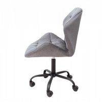 Стул AksHome YUKON (Юкон) темно-серый велюр HCJ-40/черный купить в Минске