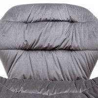 Стул AksHome YUKON (Юкон) темно-серый велюр HCJ-40/черный купить в Минске