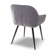 Стул BREEZE BLUVEL-14 GREY, велюр/ черный каркас  купить в Минске