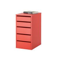 Тумба с ящиками ДОМУС Квадро-1 красный купить в Минске Тумба с ящиками ДОМУС Квадро-1 красный купить в Минске