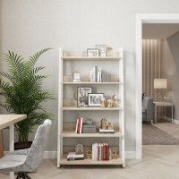 Стеллаж ДОМУС Урбан-1 вяз светлый/металл белый 157х86 купить в Минске Стеллаж ДОМУС Урбан-1 вяз светлый/металл белый 157х86 купить в Минске