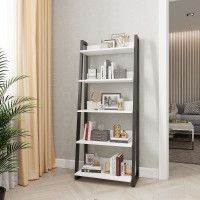 Стеллаж ДОМУС Урбан-1 белый/металл черный 157х66 Стеллаж ДОМУС Урбан-1 белый/металл черный 157х66