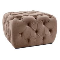 Пуф SIGNAL SOPHIA Velvet Bluvel 40 темно-бежевый