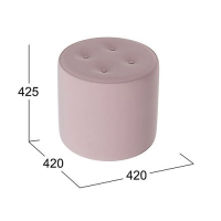 Пуф Тип 8, велюр светло-лиловый, д.420*425 купить в Минске Пуф Тип 8, велюр светло-лиловый, д.420*425 купить в Минске