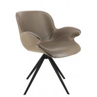 Обеденное кресло Everprof Aurora Экокожа Серый Обеденное кресло Everprof Aurora Экокожа Серый