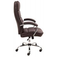 Кресло AksHome AUGUST (Август) Eco темно-коричневый купить в Минске