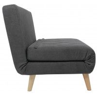 Диван ЭЛЛИ 100 двухместный графит Antonio grafit / бук купить в Минске