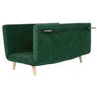 Диван ЭЛЛИ 100 двухместный темно-зеленый Ultra forest / бук купить в Минске Диван ЭЛЛИ 100 двухместный темно-зеленый Ultra forest / бук купить в Минске