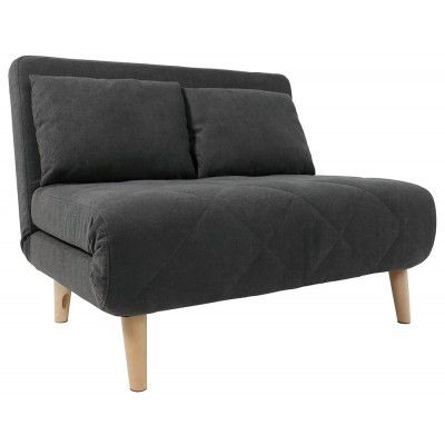 Диван ЭЛЛИ 120 2-ух местный графит Antonio grafit / бук