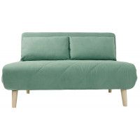 Диван ЭЛЛИ 120 двух-местный мятный Antonio mint / бук купить в Минске