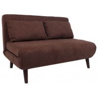 Диван ЭЛЛИ 120 двухместный шоколадный Antonio chocolate / венге