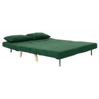 Диван ЭЛЛИ 120 двух-местный темно-зеленый Ultra forest / бук купить в Минске