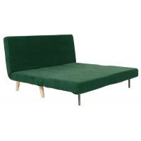 Диван ЭЛЛИ 120 двух-местный темно-зеленый Ultra forest / бук купить в Минске