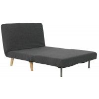 Диван ЭЛЛИ 140 двухместный графит Antonio grafit / бук купить в Минске