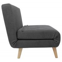 Диван ЭЛЛИ 140 двухместный графит Antonio grafit / бук купить в Минске